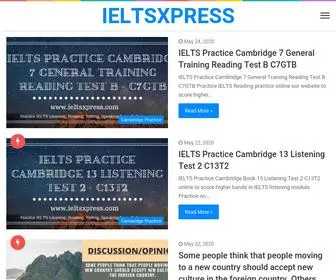 IeltsXpress.com(FREE IELTS Materials) Screenshot