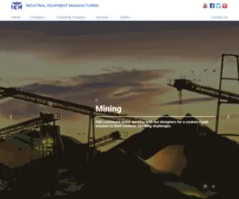 Iem.ca(IEM designs and manufactures bulk material handling equipment including) Screenshot