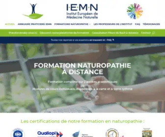 Iemn-Formations.com(Formation naturopathe à distance) Screenshot