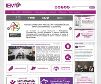 Iem.org.mx(Michoacán) Screenshot