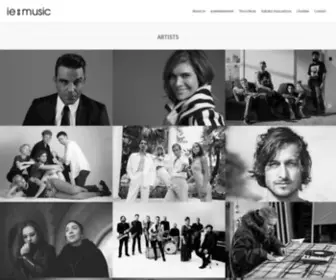 Iemusic.co.uk(Music Management Company) Screenshot