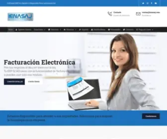 Ienasaj.co.cr(Software empresarial y ERP • Informática Especializada NASAJ) Screenshot