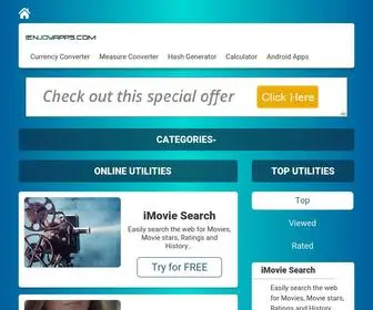 Ienjoyapps.com(Largest Free Software Catalog) Screenshot