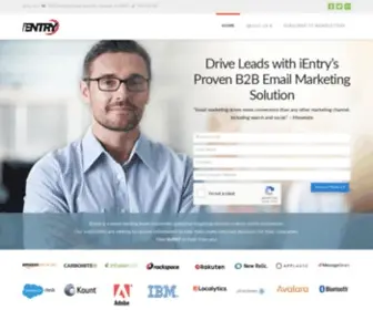 Ientry.com(Drive Leads with our Proven B2B Email Marketing Solution) Screenshot