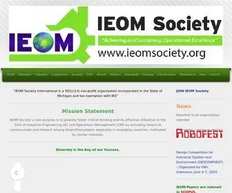 Ieomsociety.org(IEOM) Screenshot