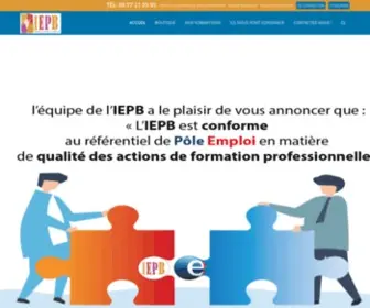 Iepb.eu(IEPB-Centre de formations IOBSP) Screenshot