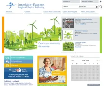 Ierha.ca(Interlake-Eastern Regional Health Authority) Screenshot