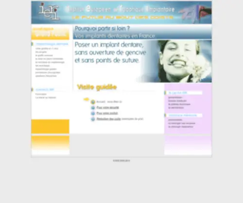Ieri.fr(Chirurgie dentaire : Implant et implantologie à la clinique dentaire du centre IERI) Screenshot