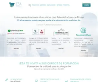 Iesa.es(Lider en programas y apps de administración de fincas) Screenshot