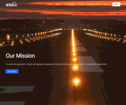 Iesalc.org(Illuminating Engineering Society Aviation Lighting Committee) Screenshot