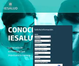 Iesalud.edu.mx(Escuela) Screenshot
