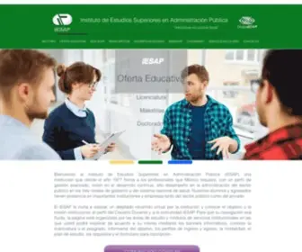Iesap.edu.mx(Instituto de Estudios Superiores en Administraci) Screenshot
