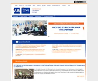 Ies.be(The Institute for European Studies) Screenshot