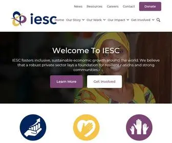 Iesc.org(The nonprofit) Screenshot