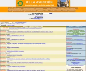 Ieslaasuncion.org(Instituto de Ense) Screenshot