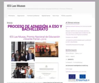 Ieslasmusas.org(IES Las Musas) Screenshot