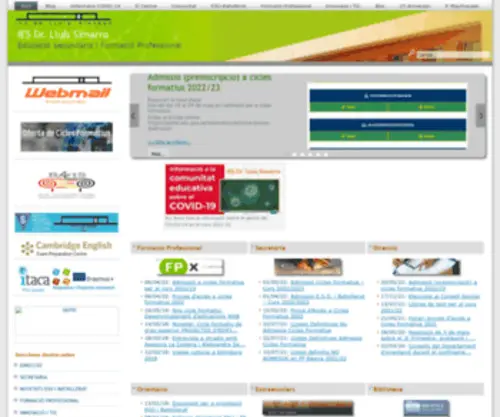 Ieslluissimarro.org(Lluís simarro) Screenshot
