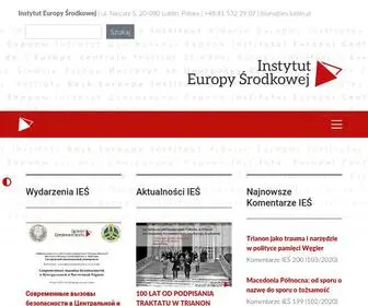 Ies.lublin.pl(Instytut Europy) Screenshot