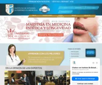 Iesm.com.mx(Instituto de Estudios Superiores en Medicina) Screenshot