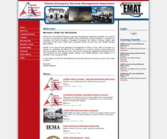 Iesma.org(The Illinois Emergency Services Management Association) Screenshot