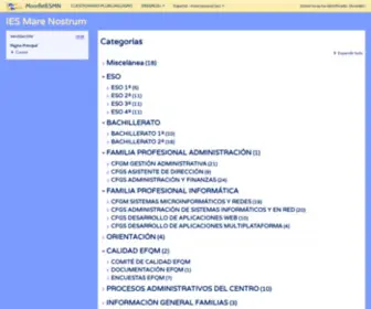 Iesmarenostrum.net(IES Mare Nostrum) Screenshot