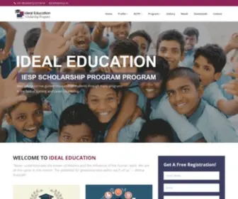 Iesp.in(Ideal Education has guided thousands of students through many programs) Screenshot