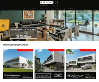 Iespacioluz.cl(Inmobiliaria Espacio Luz) Screenshot