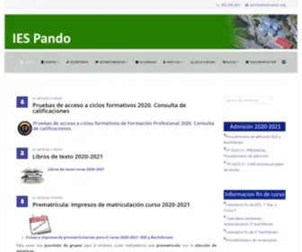 Iespando.com(IES Pando) Screenshot