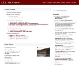 Iessanvicente.com(San Vicente) Screenshot