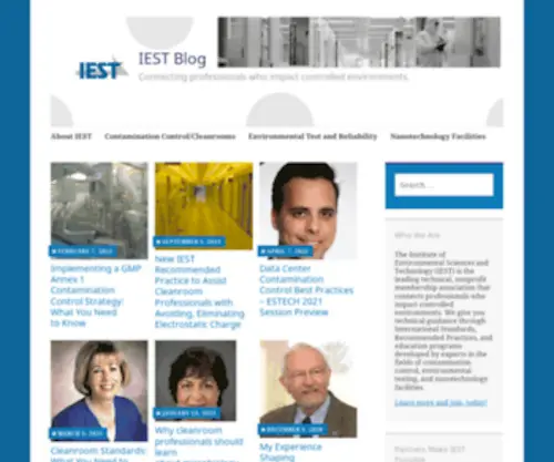 Iestblog.org(IEST Blog) Screenshot
