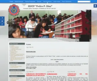 Iestp-PPD.edu.pe(Portal Web del IESTP Pedro P) Screenshot
