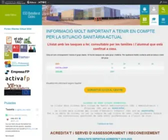 Iesvallvera.cat(Institut Vallvera) Screenshot