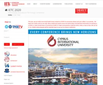 Iet-C.net(International Educational Technology Conference) Screenshot