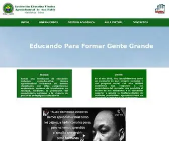 Ietasanpablo.com(Inicio) Screenshot