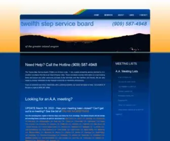 Ietssb.org(AA Meetings in the Greater Inland Empire) Screenshot
