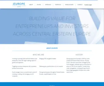 Ieurope.com(Building value for entrepreneurs and investors across Central Eastern Europe) Screenshot