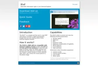 Iexif.com(Iexif) Screenshot