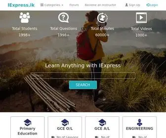 Iexpress.lk(Iexpress) Screenshot