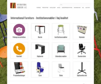 IF-DK.com(Forside International Furniture A/S) Screenshot