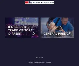 Ifa-Berlin.com(IFA Berlin) Screenshot
