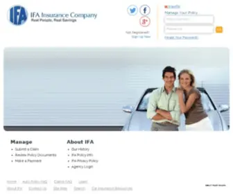 Ifaauto.com(Low Cost Auto Insurance) Screenshot