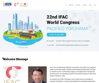 Ifac2023.org(IFACnd World Congress of the International Federation of Automatic Control) Screenshot