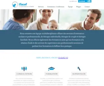 Ifacef.com(Clinique de psychoth) Screenshot