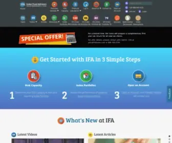 Ifa.com(Index Fund Advisors) Screenshot