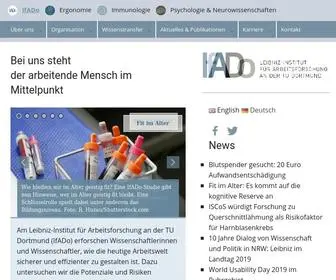 Ifado.de(Leibniz-Institut für Arbeitsforschung an der TU Dortmund) Screenshot