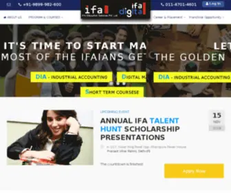 Ifaindia.com(IFA Institute of Finance & Accounts) Screenshot