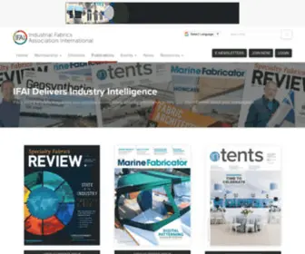 Ifaipublications.com(Industrial Fabrics Association International) Screenshot