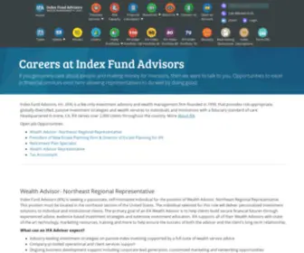 Ifa.jobs(Careers at Index Fund Advisors) Screenshot