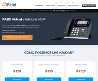 Ifalei.com.br(PABX Virtual e Telefonia VOIP) Screenshot