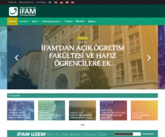 Ifam.com.tr(İlmi ve Fikri Araştırmalar Merkezi) Screenshot